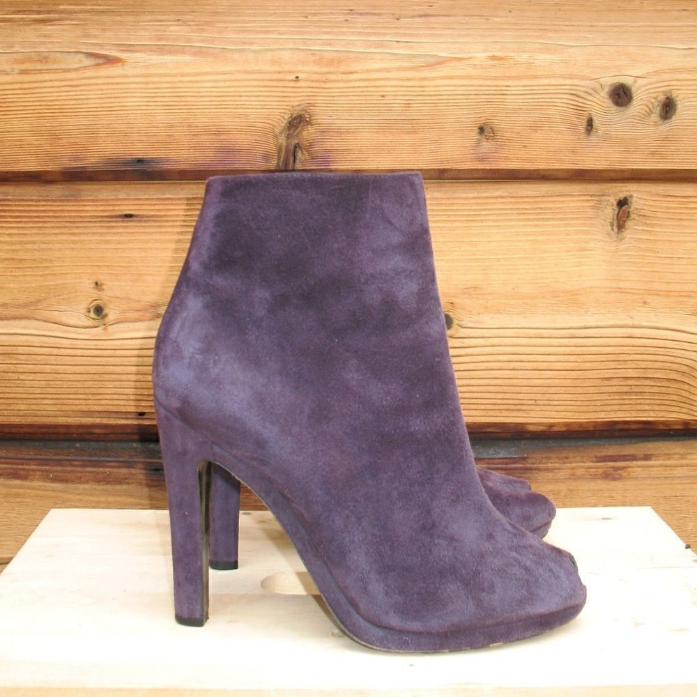Jil  Sander Womens 7.5  Purple Ankle Boots